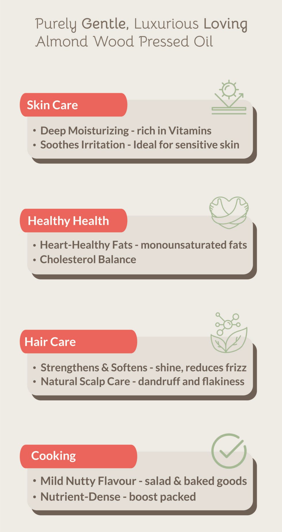 Natural Almond Oil – Traditionally Extracted & Chemical-Free