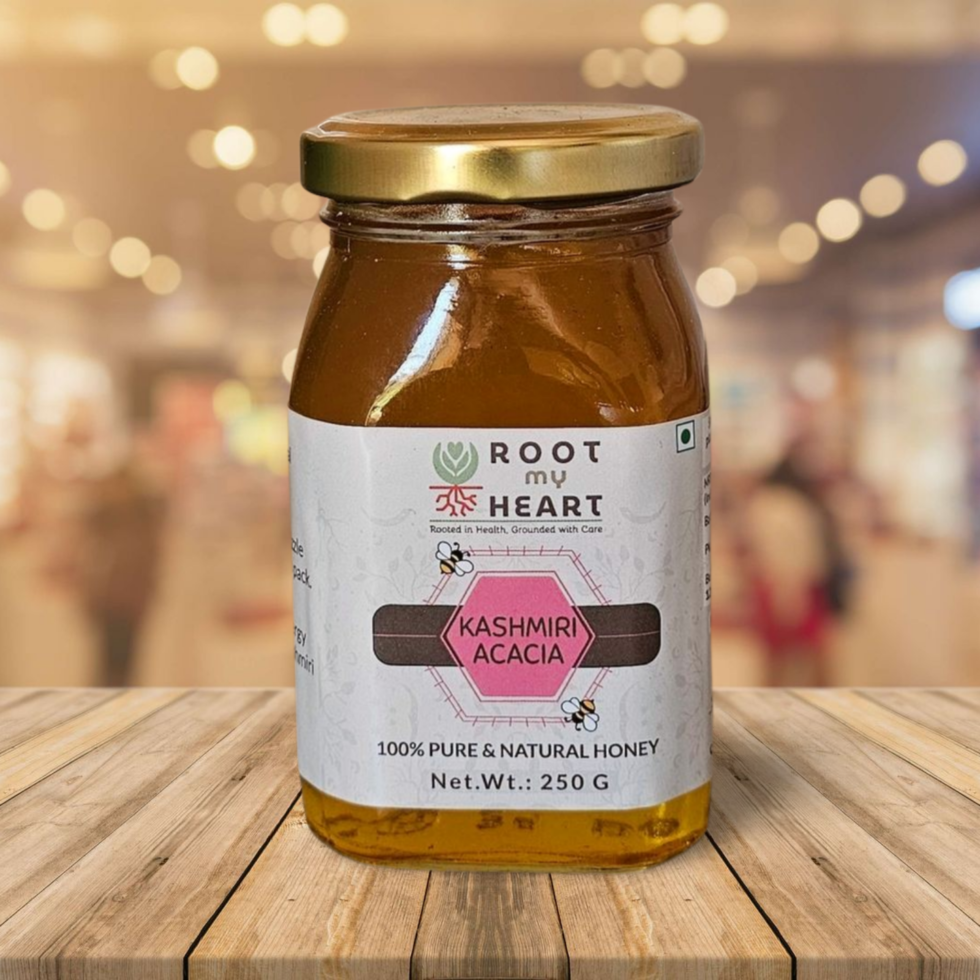 Pure Kashmiri Acacia Honey – Light, Delicate & Nutrient-Rich